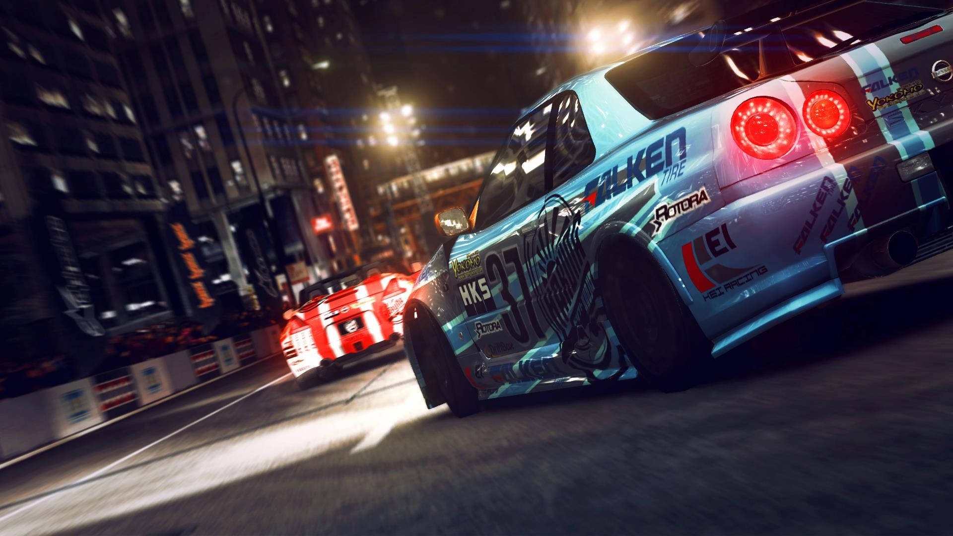 Grid Night Race Svow9u0q46cvmi67 Wallpaper