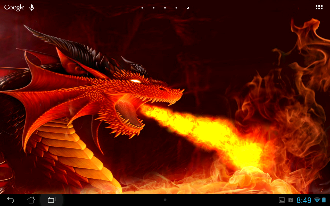 beautiful live wallpapers of different dragons with animated smoke and 1280x800