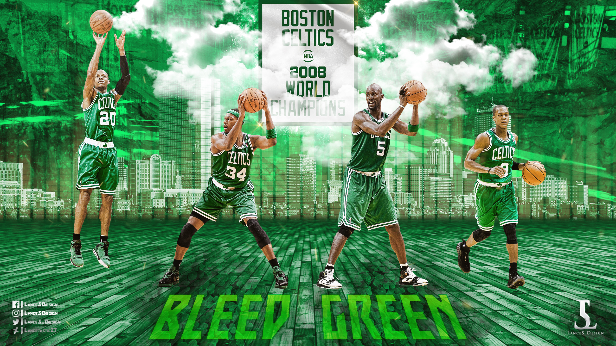Some custom and non- custom Celtics wallpapers if you like them show some  love and I'll post the rest I have a ton : r/bostonceltics