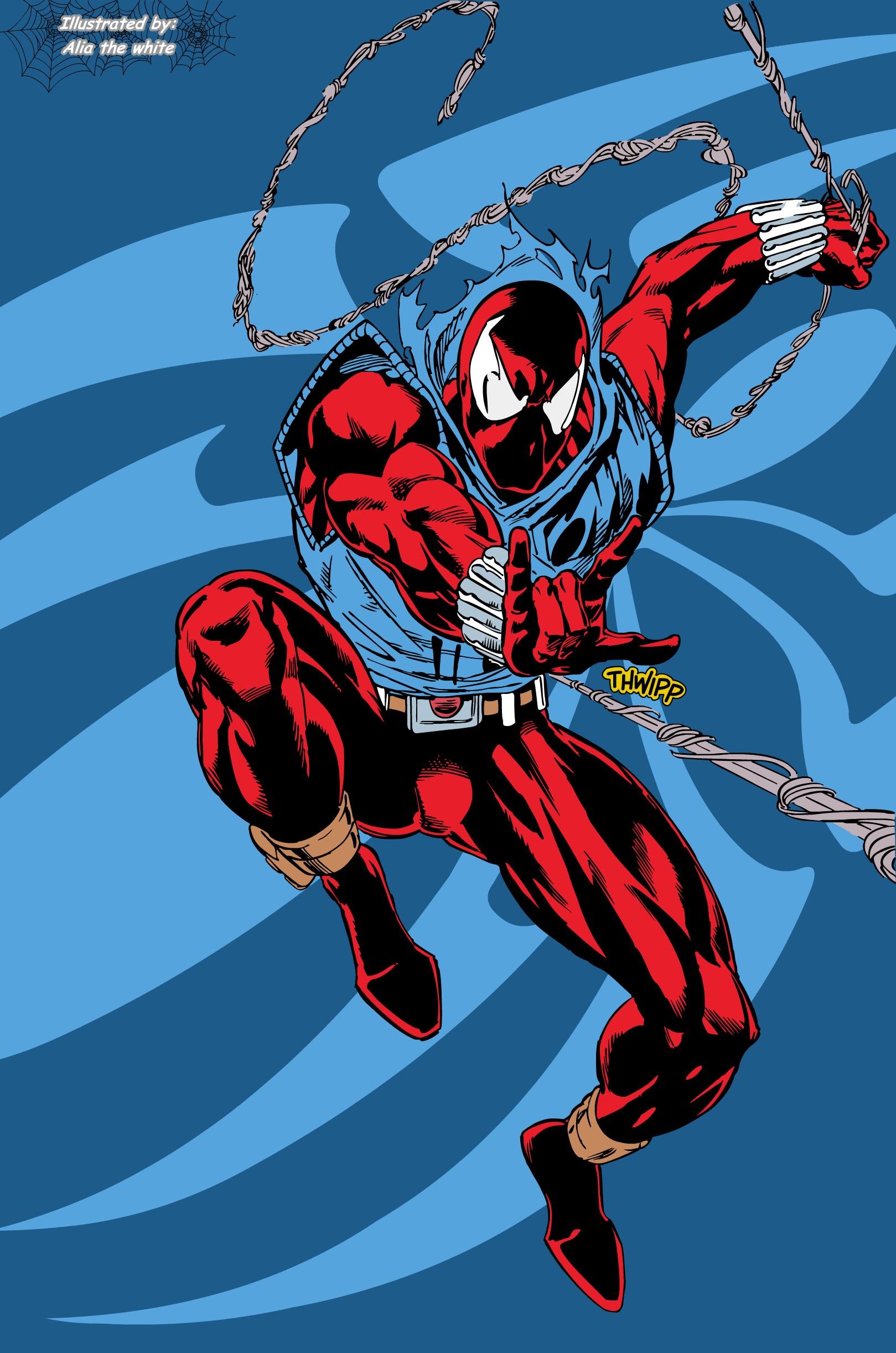 Scarlet Spider Wallpaper