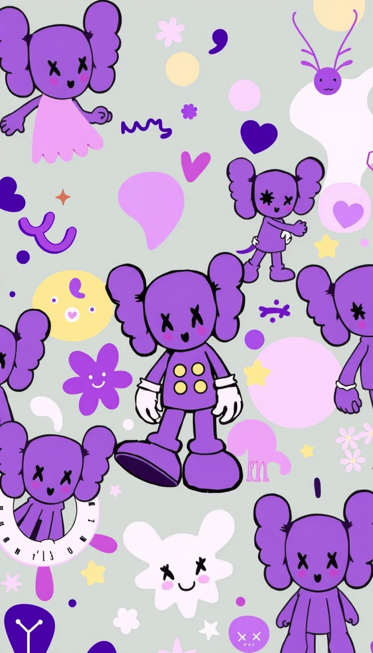 🔥 Download Kaws Purple Wallpaper by @terrancew88 | Kaws Purple ...