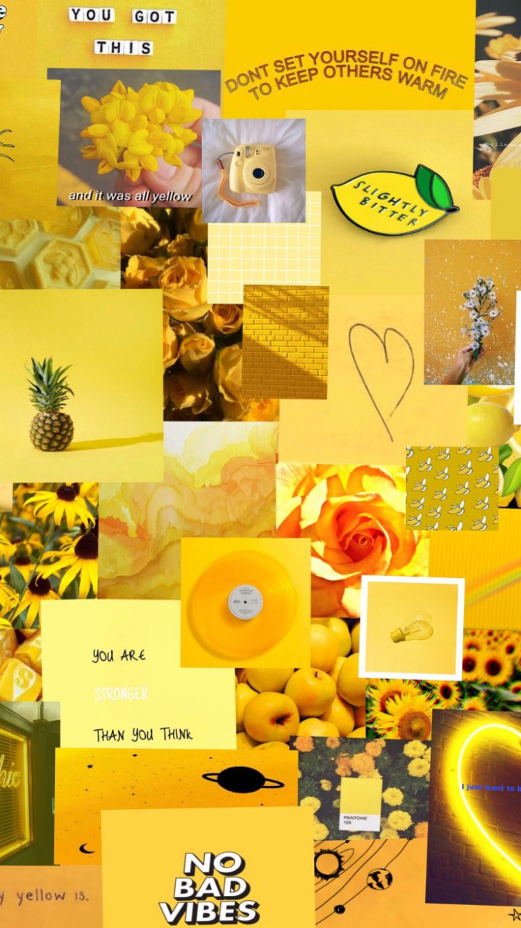 Yellow Aesthetic Wallpapers on