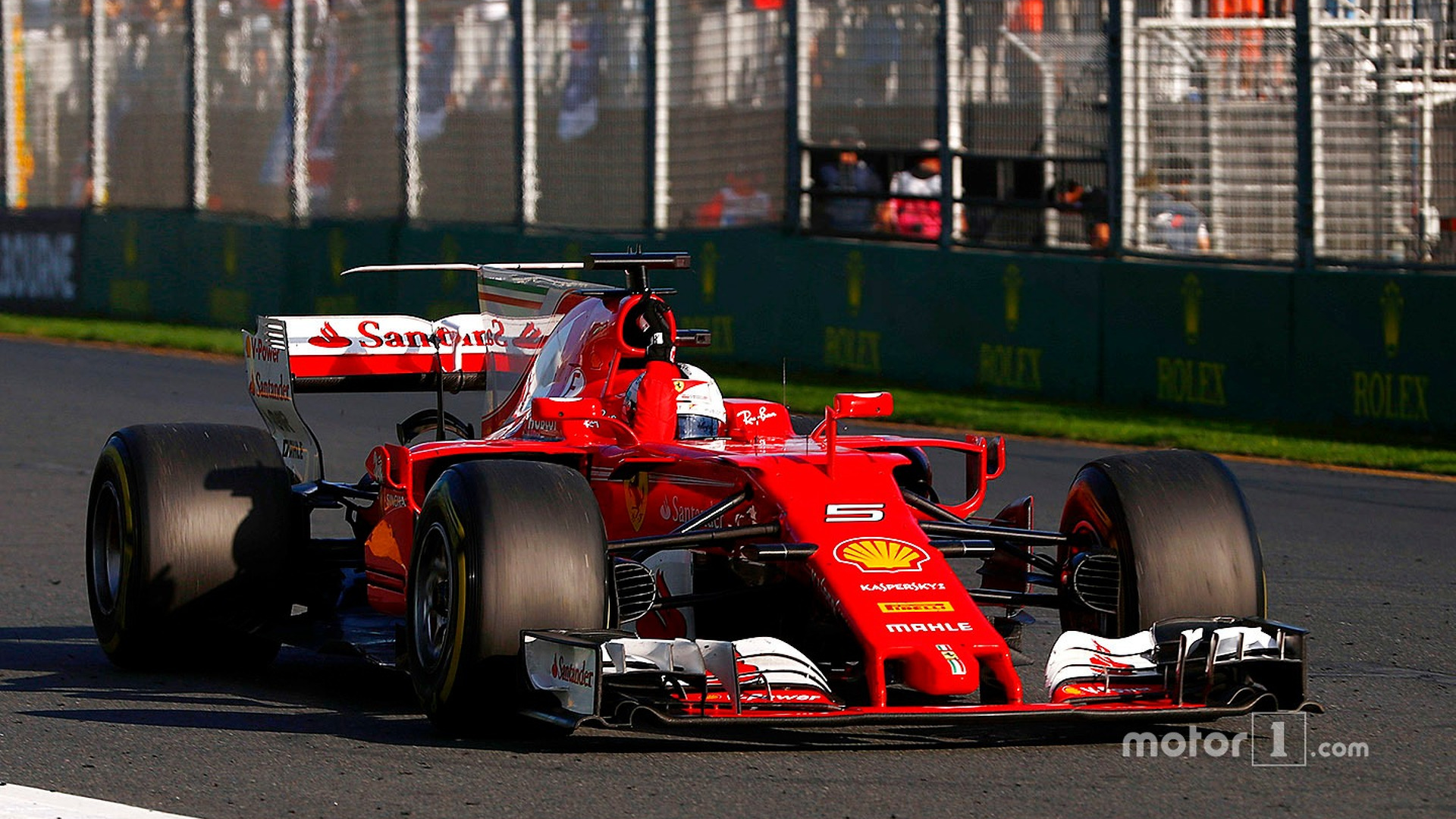 Race Winner Sebastian Vettel Ferrari Sf70h Motor1 Photos