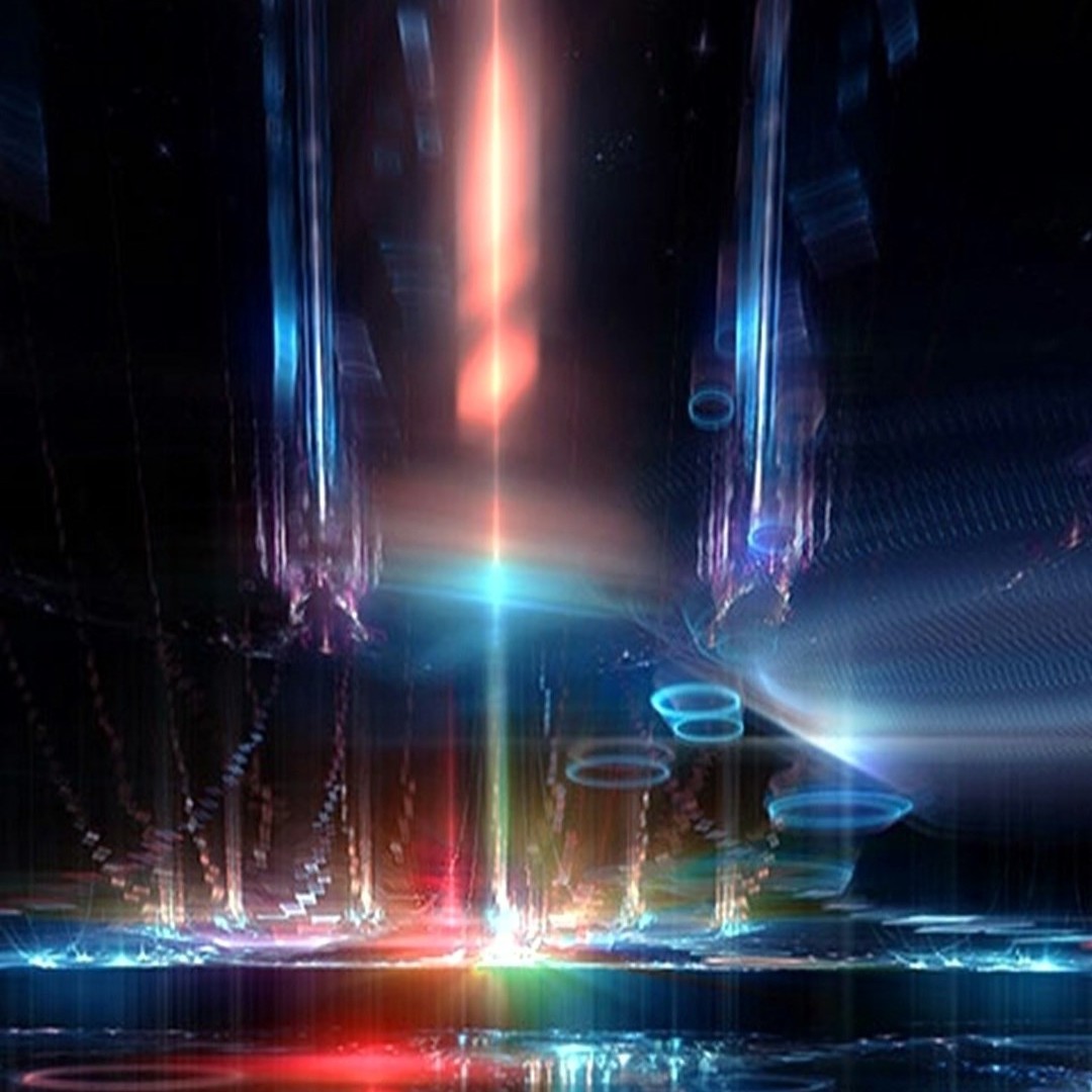 Space Ship Interior Neon Lights HD Wallpaper 8778 1080x1080