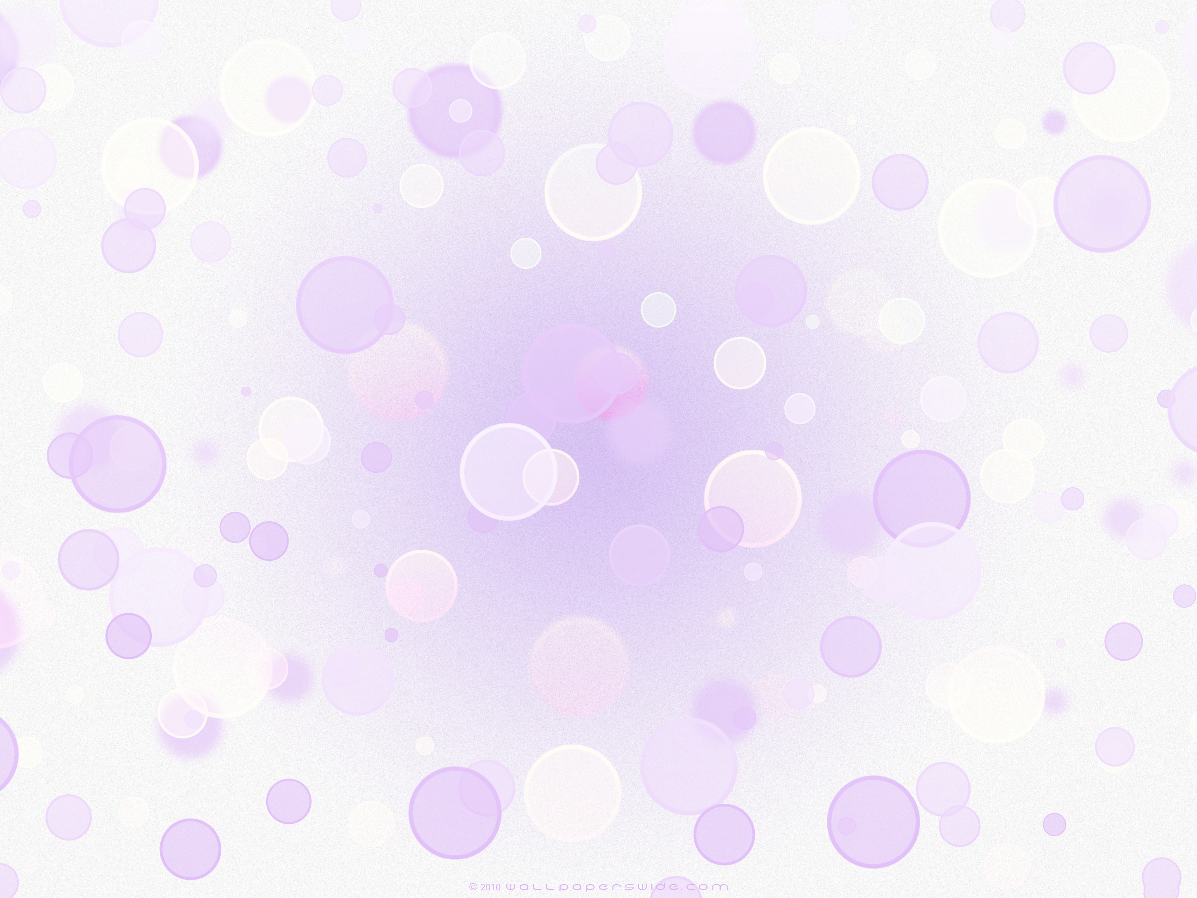 High Quality Wide Wallpaper Purple Circles On White