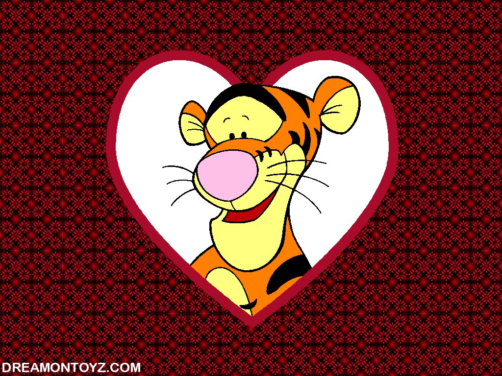 Pics Gifs Photographs Tigger In Heart Background And Wallpaper
