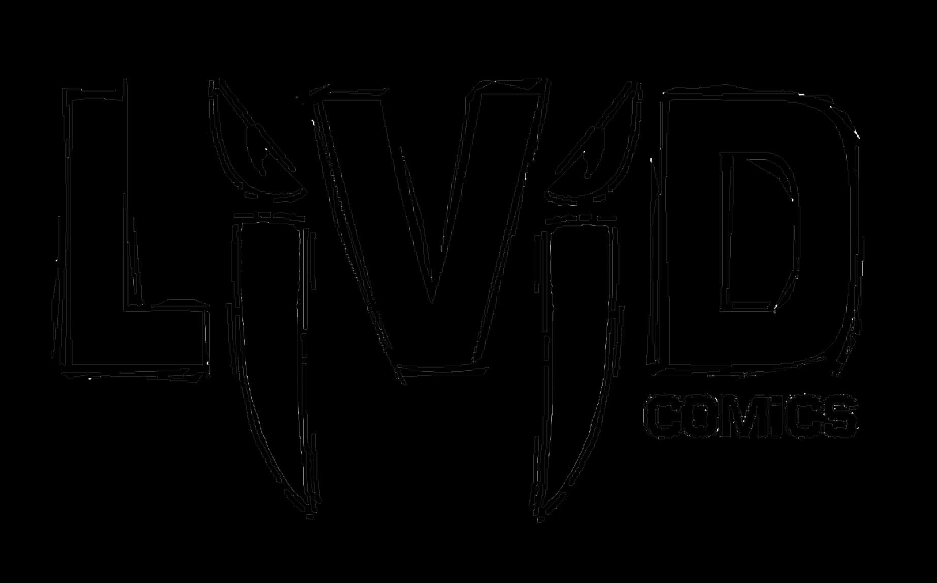 Livid Comics Logo Black Wallpaper