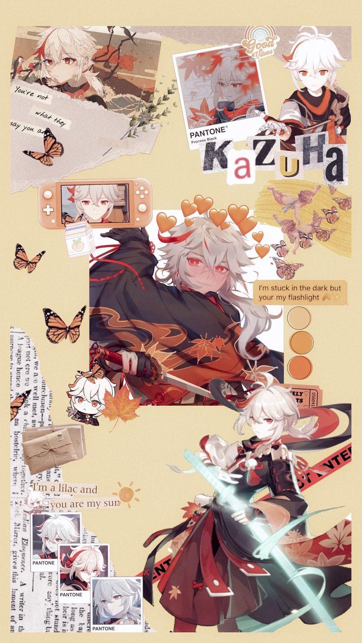 Kazuha Cute Wallpaper Anime iPhone
