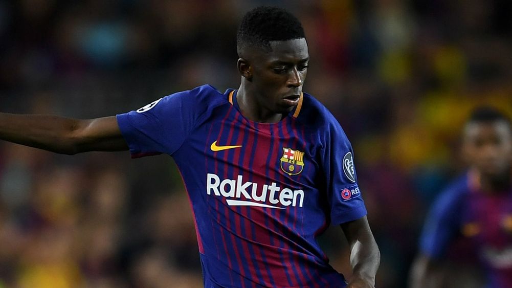 Barcelona Star Ousmane Dembele Off Injured Early In Full