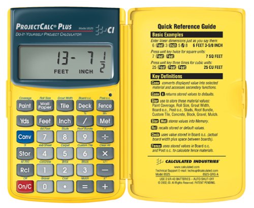 Free download Calculated Industries 8525 ProjectCalc Plus