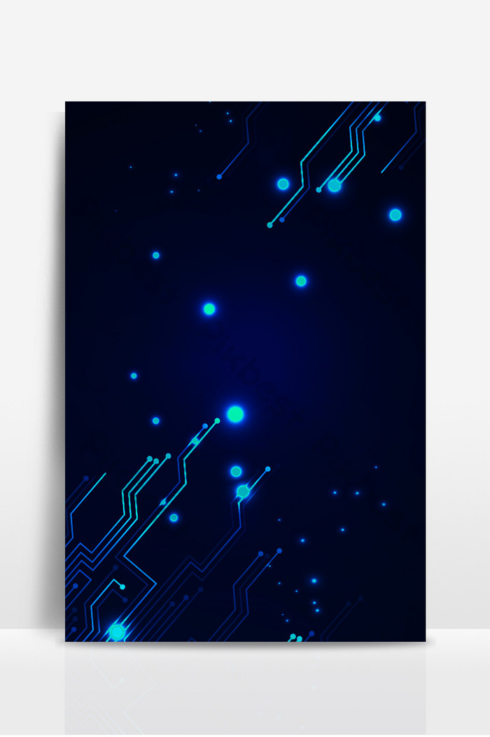 Technology Electronic Route Background Background Template Psd