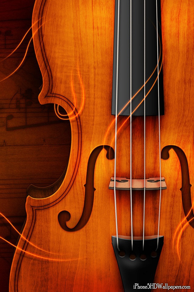 iPhone HD Beautiful Violin Wallpaper And Background