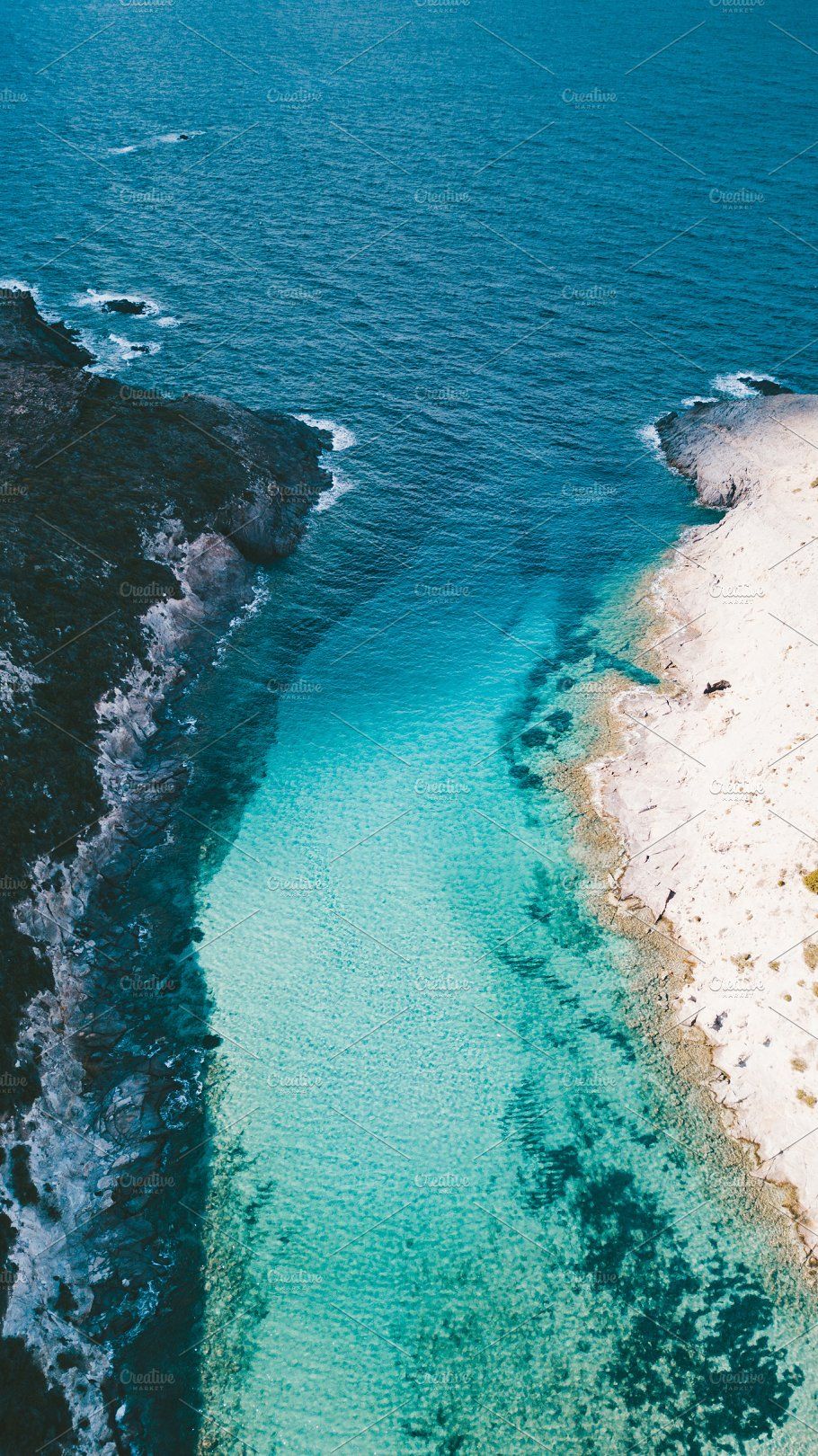 Aerial Of The Amazing Sea Stock Photo Containing