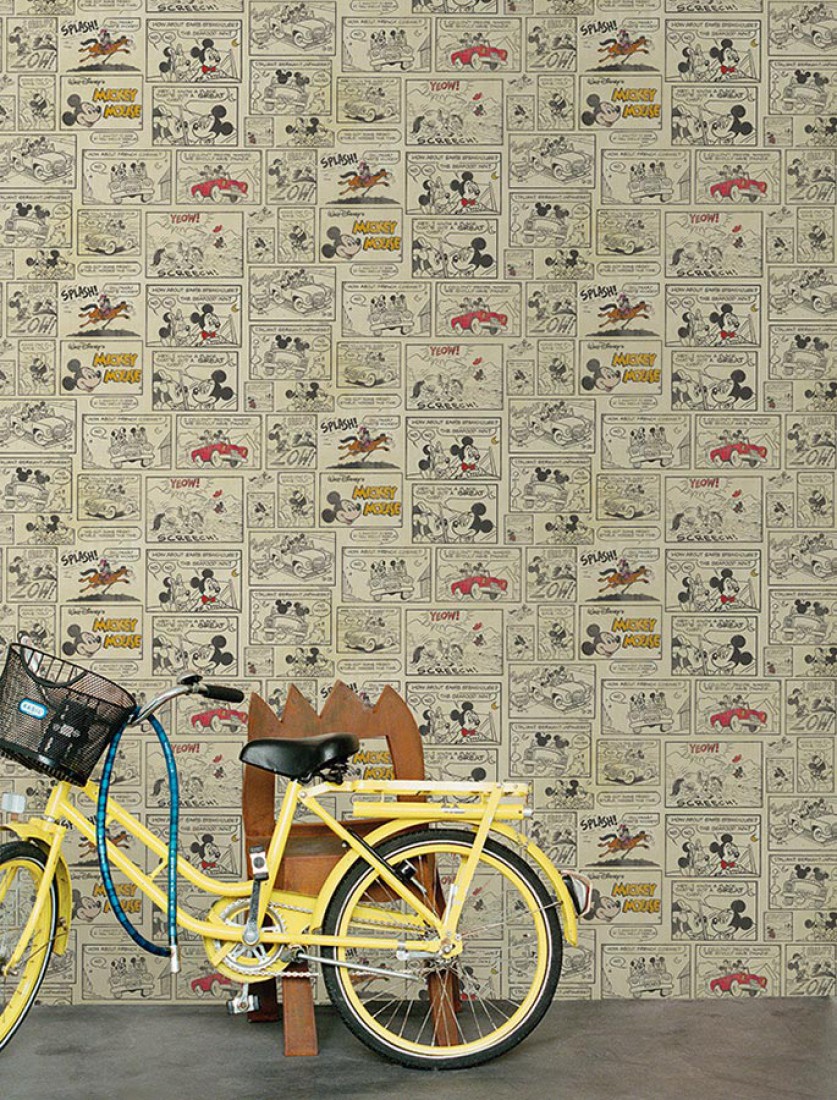 Wallpaper Children S Room 1930s Mickey And Minnie