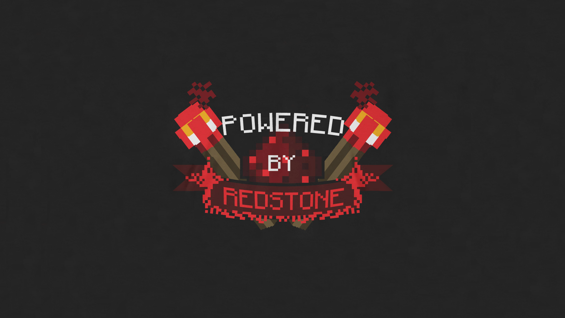 Powered By Redstone Wallpaper