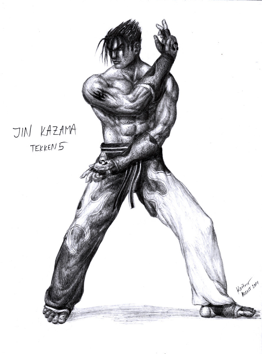 Jin Kazama Tekken By Keitaro333