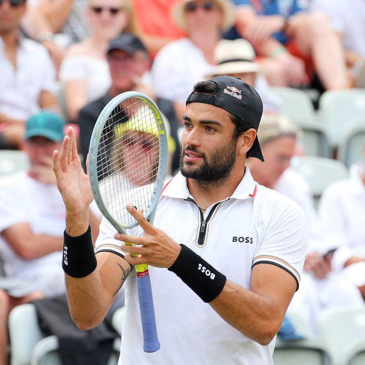Pro Tennis Athlete Matteo Berrettini Wallpaper