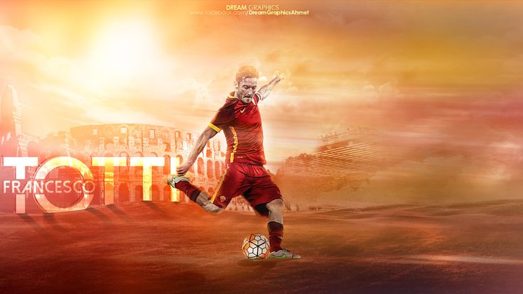 Francesco Totti As Roma Legend Wallpaper Football