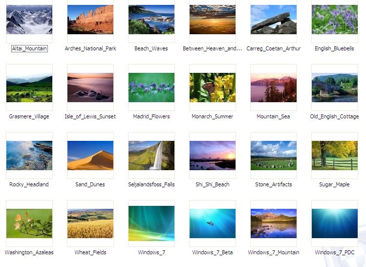 Official Windows wallpapers by josemiguelgarcia