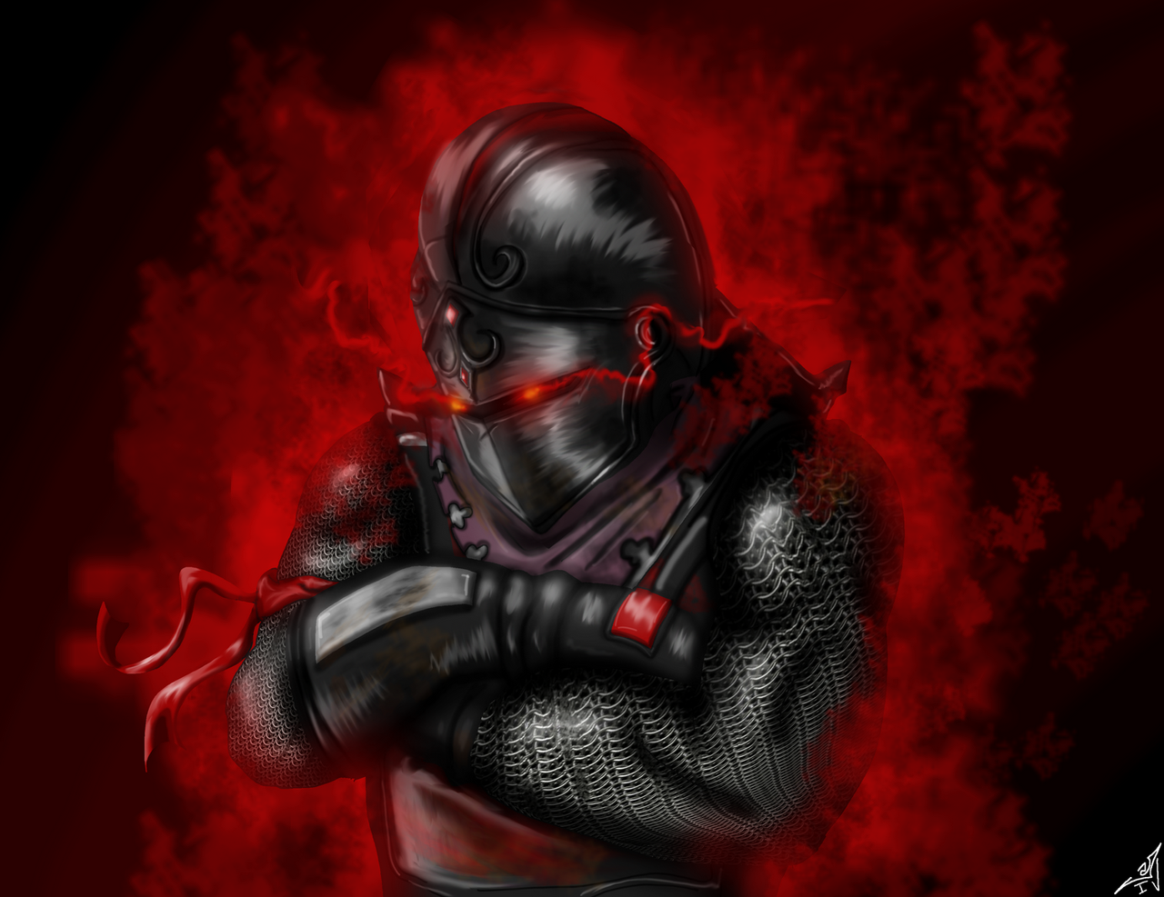 Fortnite Black Knight By Iarukalb Wallpaper