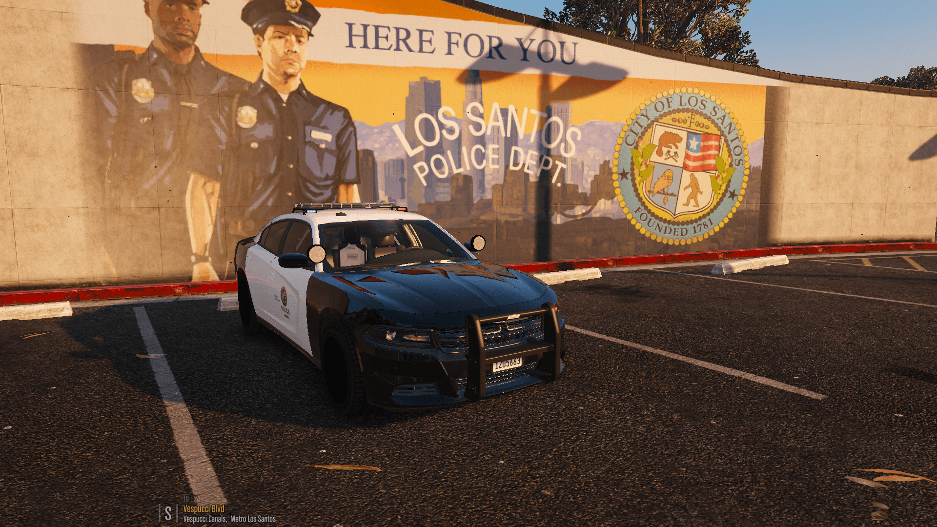 Gta Lapd Charger Els HD Wallpaper Background