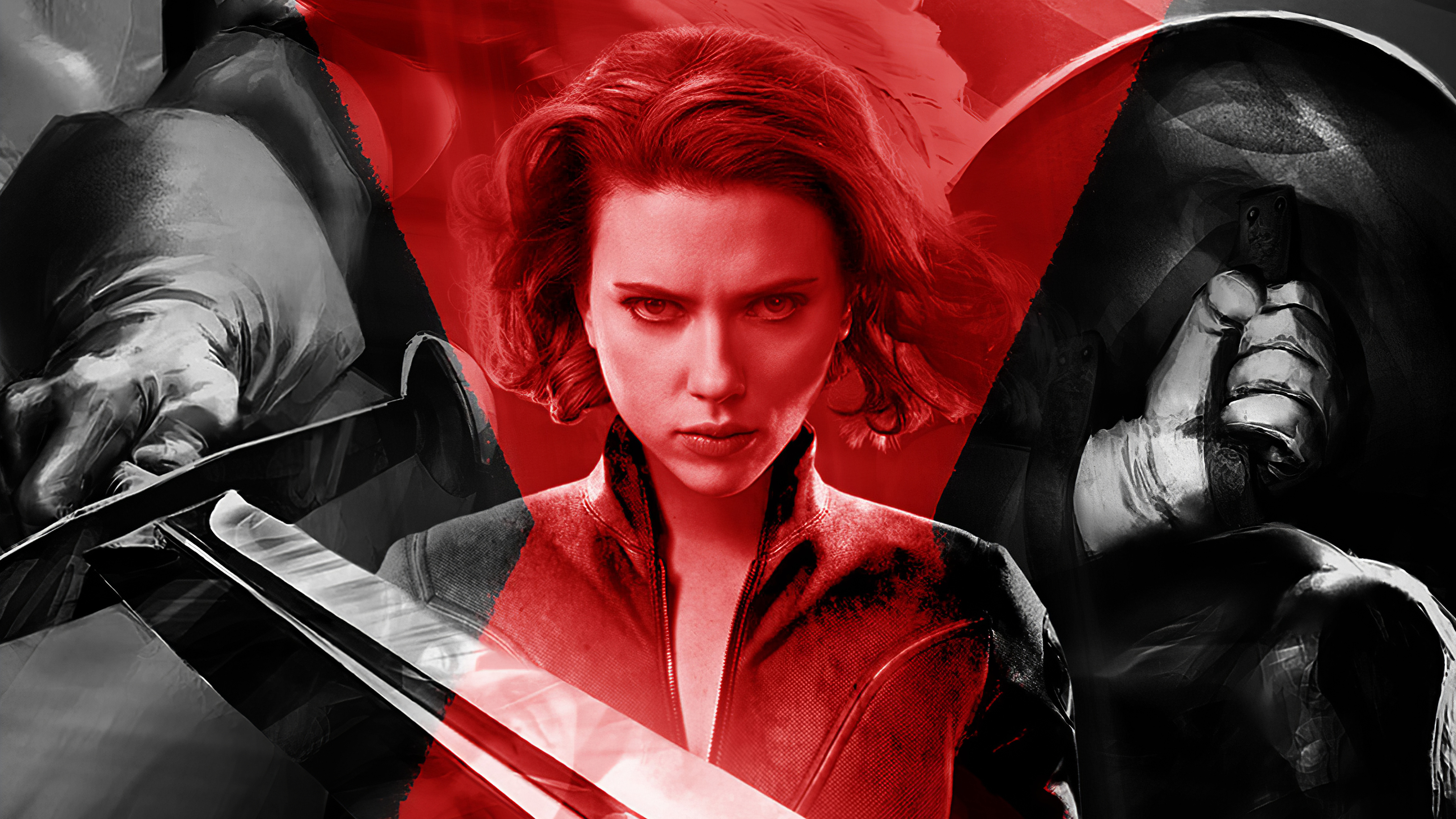 Black Widow Movie 4k Wallpaper HD Movies