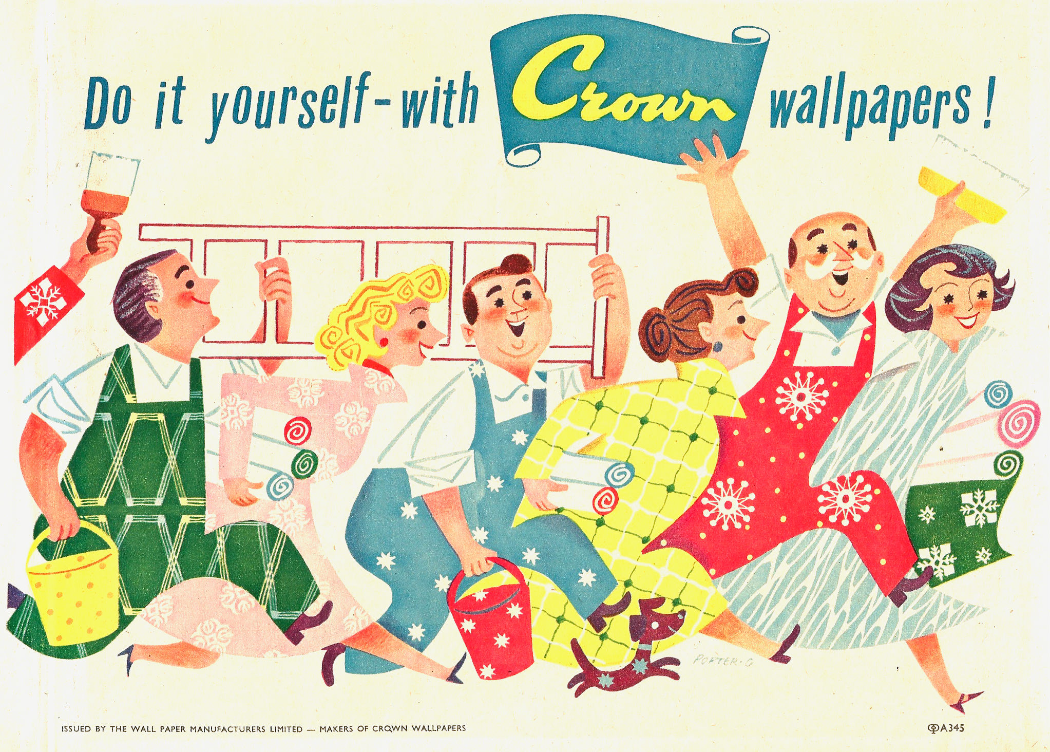 1950s Crown Advert Ellie Tennant