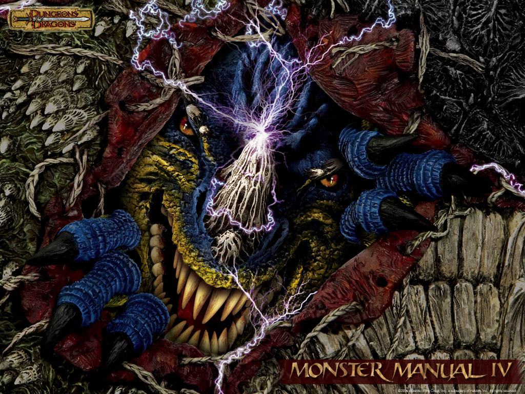 Wallpaper Background Monster Manual Iv Screensaver