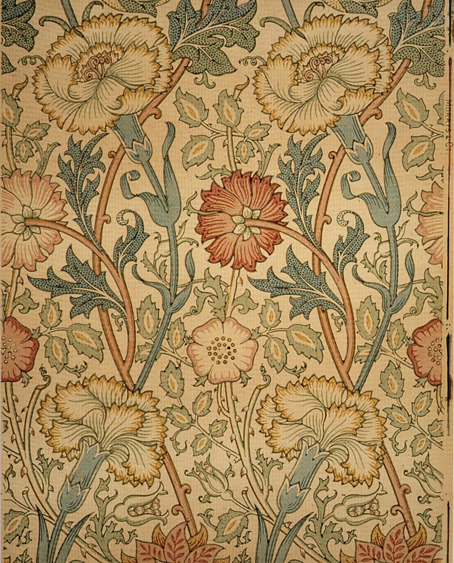 ART ARTISTS William Morris wallpaper textiles 885x1096