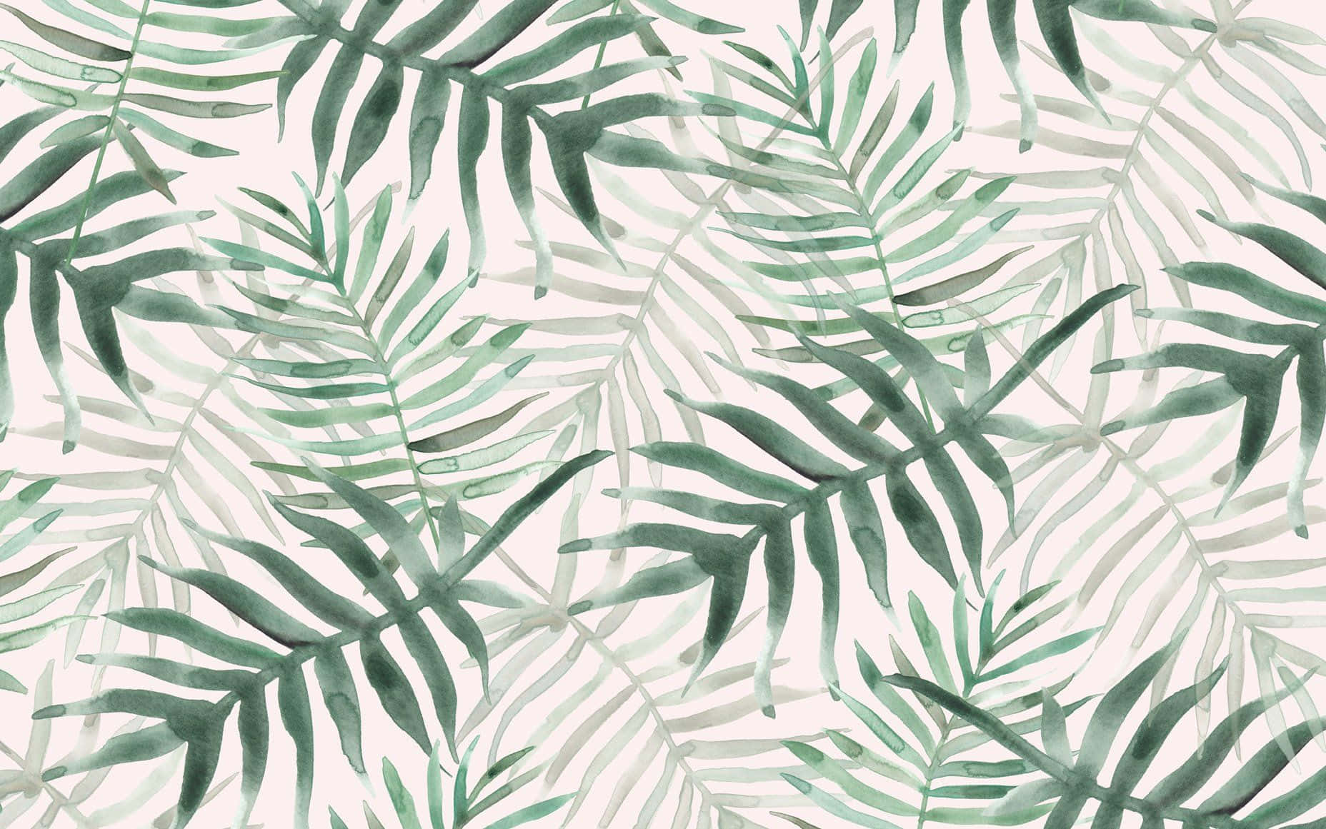 Tropical Leaves Desktop Wallpaper
