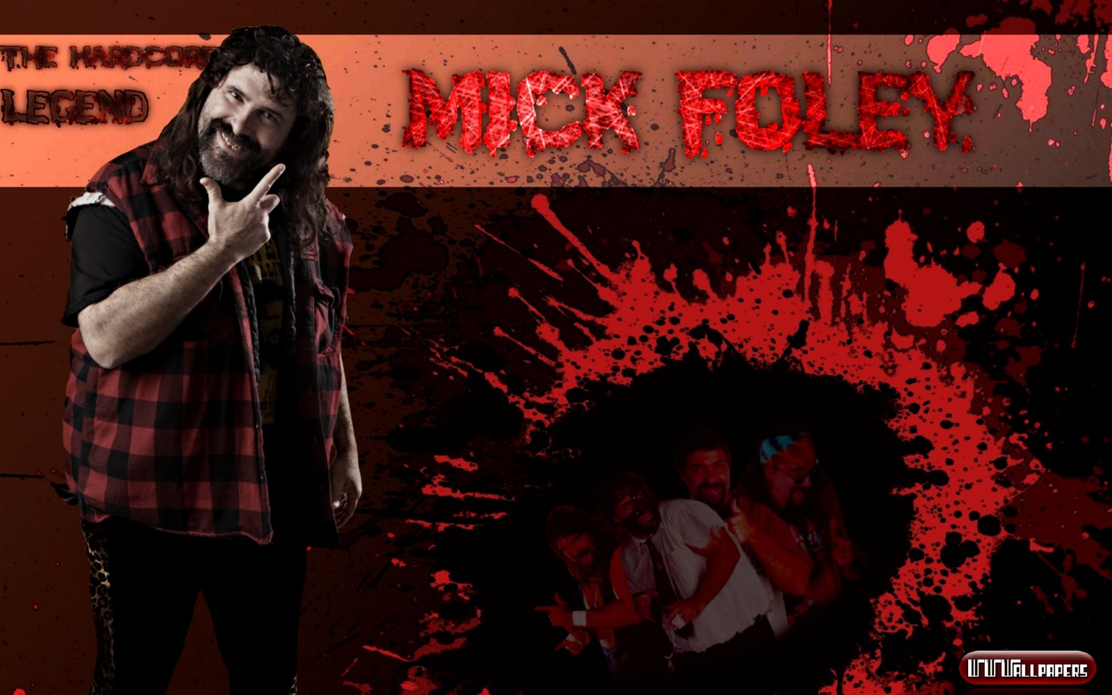 Wwe Wallpaper Mick Foley