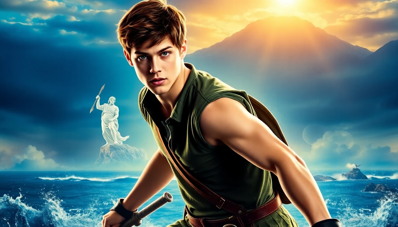 Logan Lerman As Percy Jackson Wallpaper