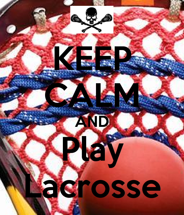 Keep Calm And Play Lacrosse Carry On Image Generator