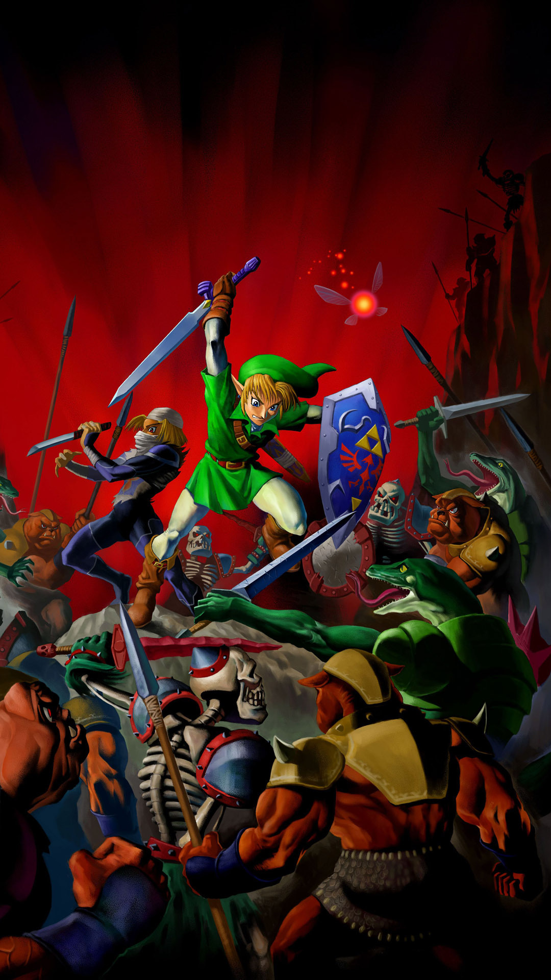 Legend Of Zelda Ocarina Time Mobile Phone Wallpaper