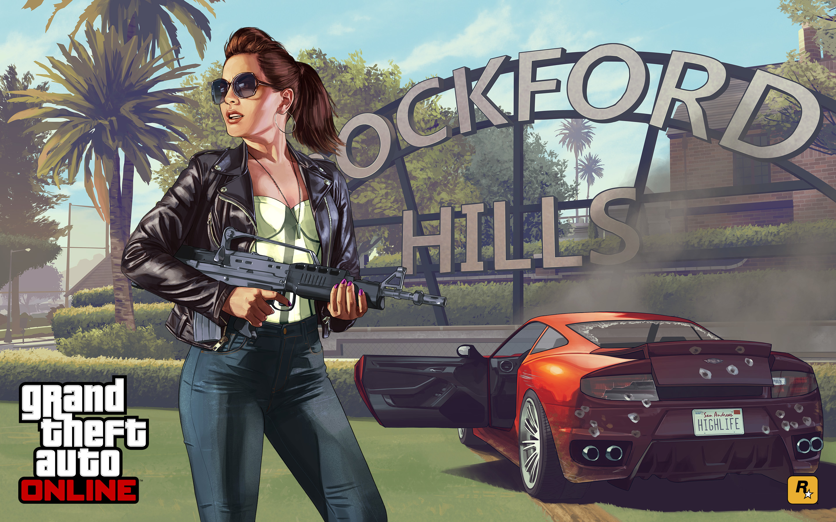 Grand Theft Auto V Gta Online Concept Art Wallpaper
