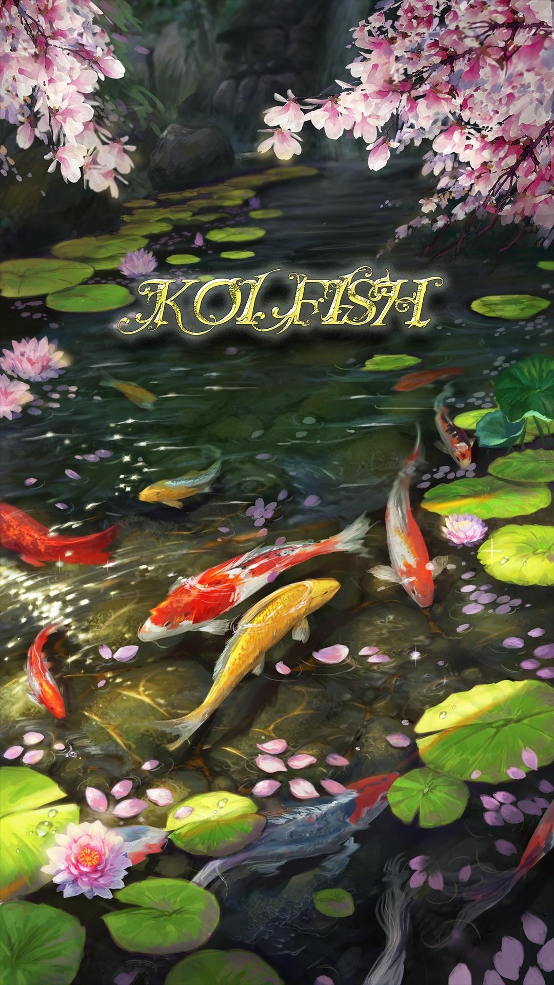 Koi Fish iPhone Wallpaper