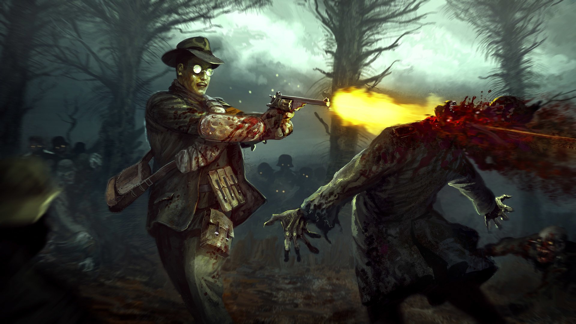 Zombie Army Trilogy HD Wallpaper Background Image