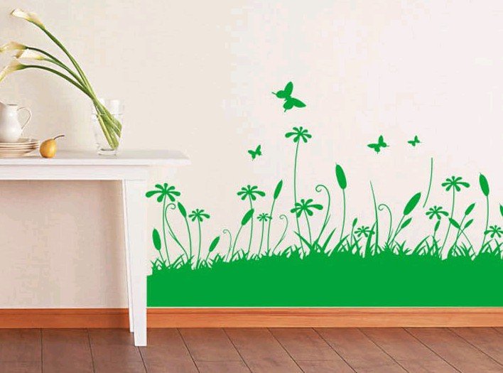 Sweet home PVC living roomwall sticker decalwall coveringwallpaper