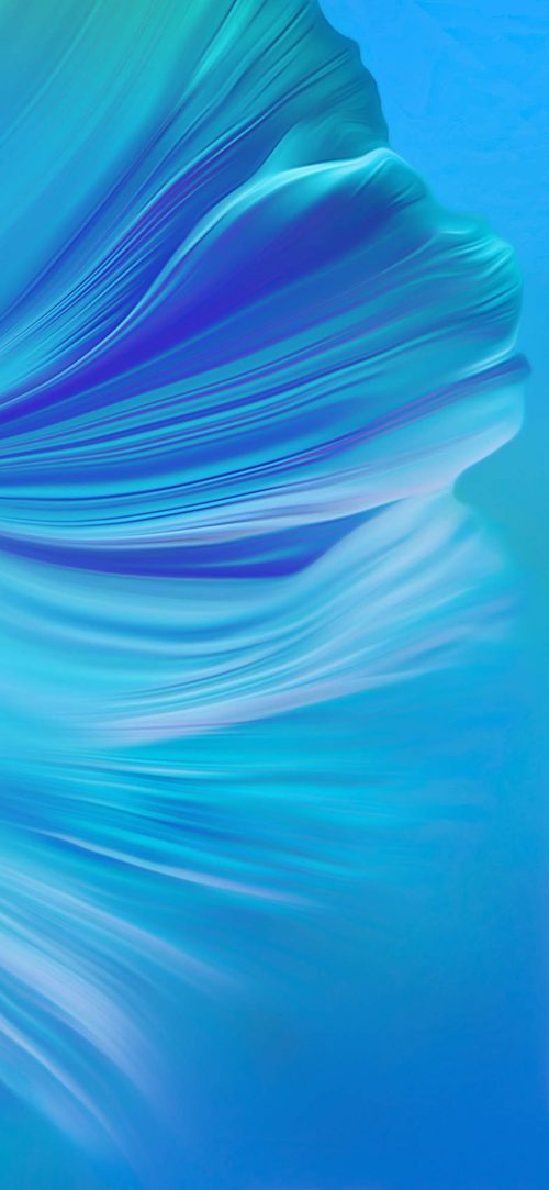 Abstract Blue Wallpaper For Smartphones With Betta Fishtail HD