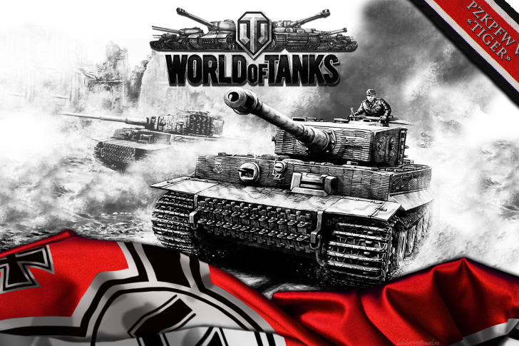World of Tanks with Tiger Tank Wallpaper for Android iPhone and iPad