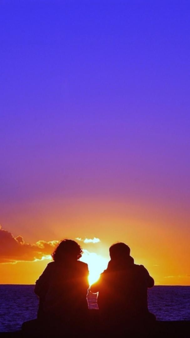 Romantic Sunset iPhone Wallpaper H Sky