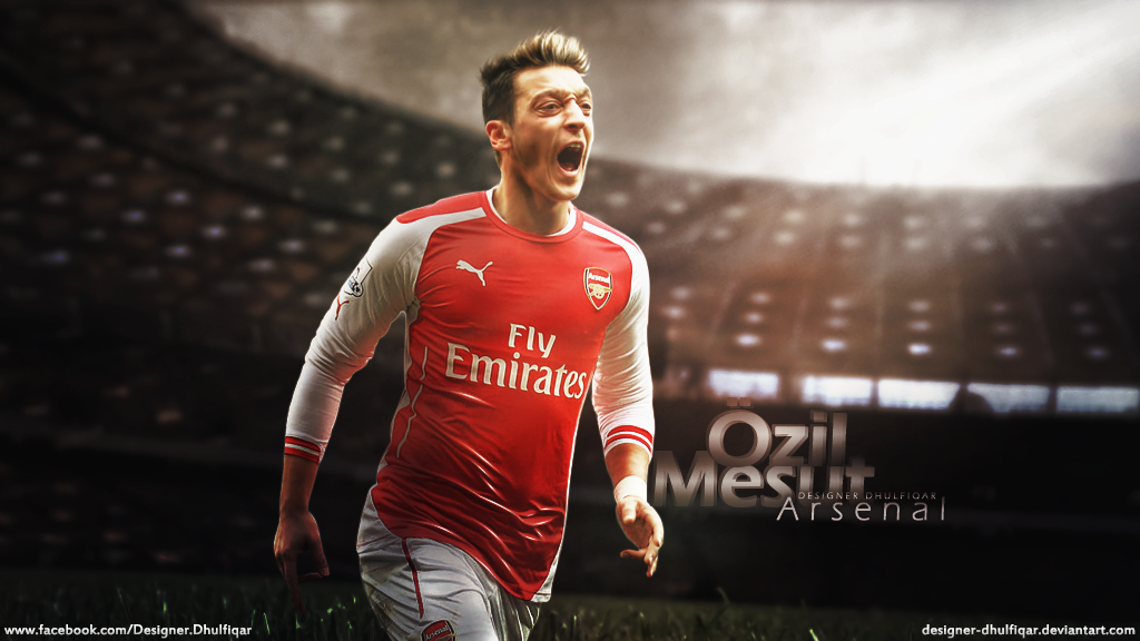 Mesut Ozil Arsenal By Designer Dhulfiqar