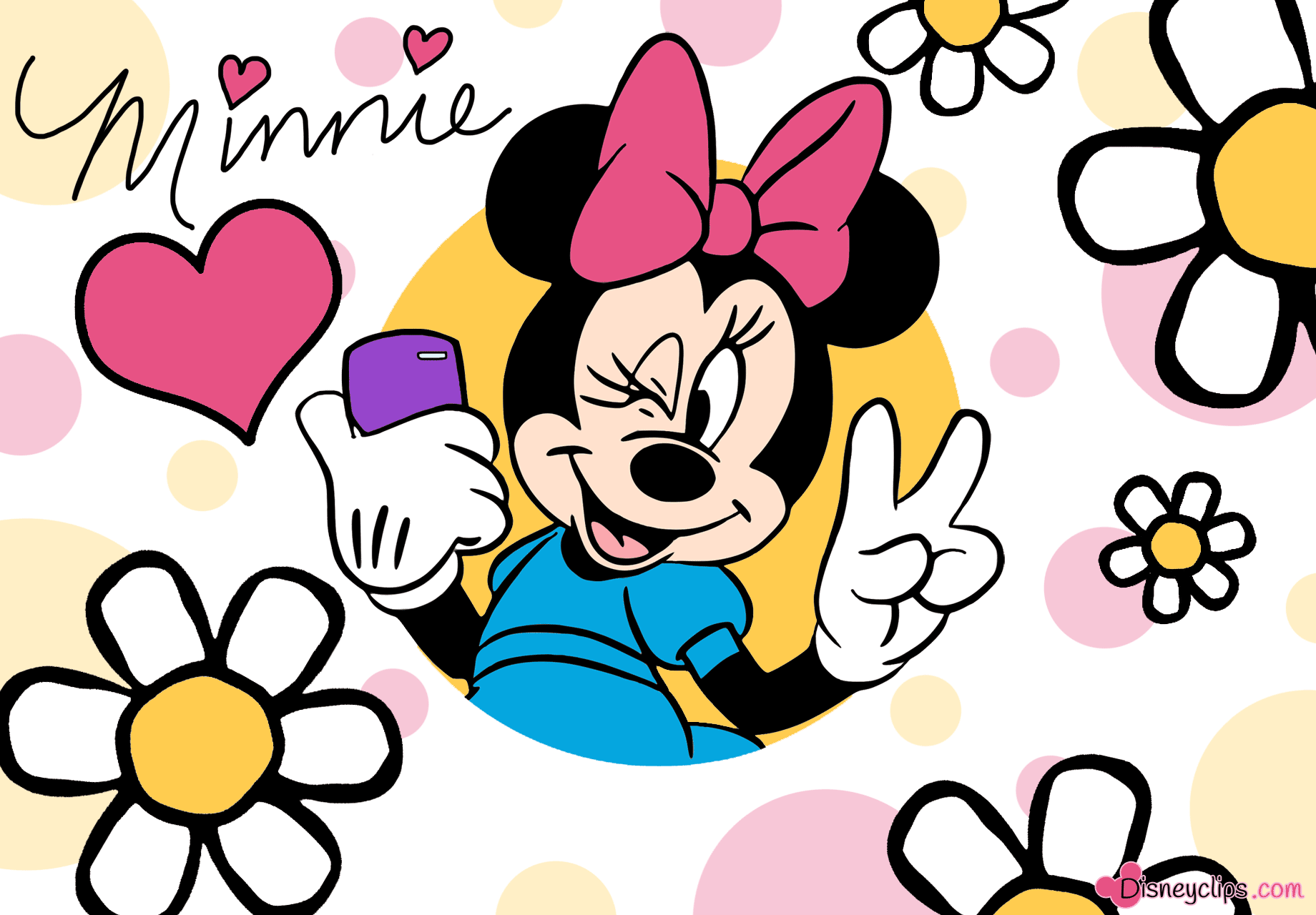 Minnie Mouse HD Wallpaper Wallpapertip