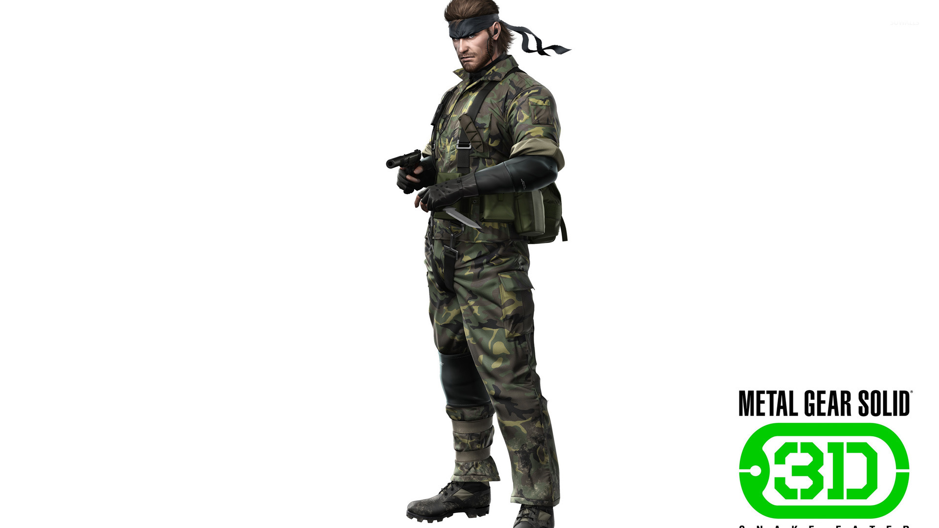 Metal Gear Solid Snake Eater 3d Wallpaper Game