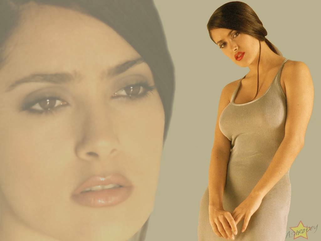 Salma Hayek Beauty Exclusive HD Wallpaper