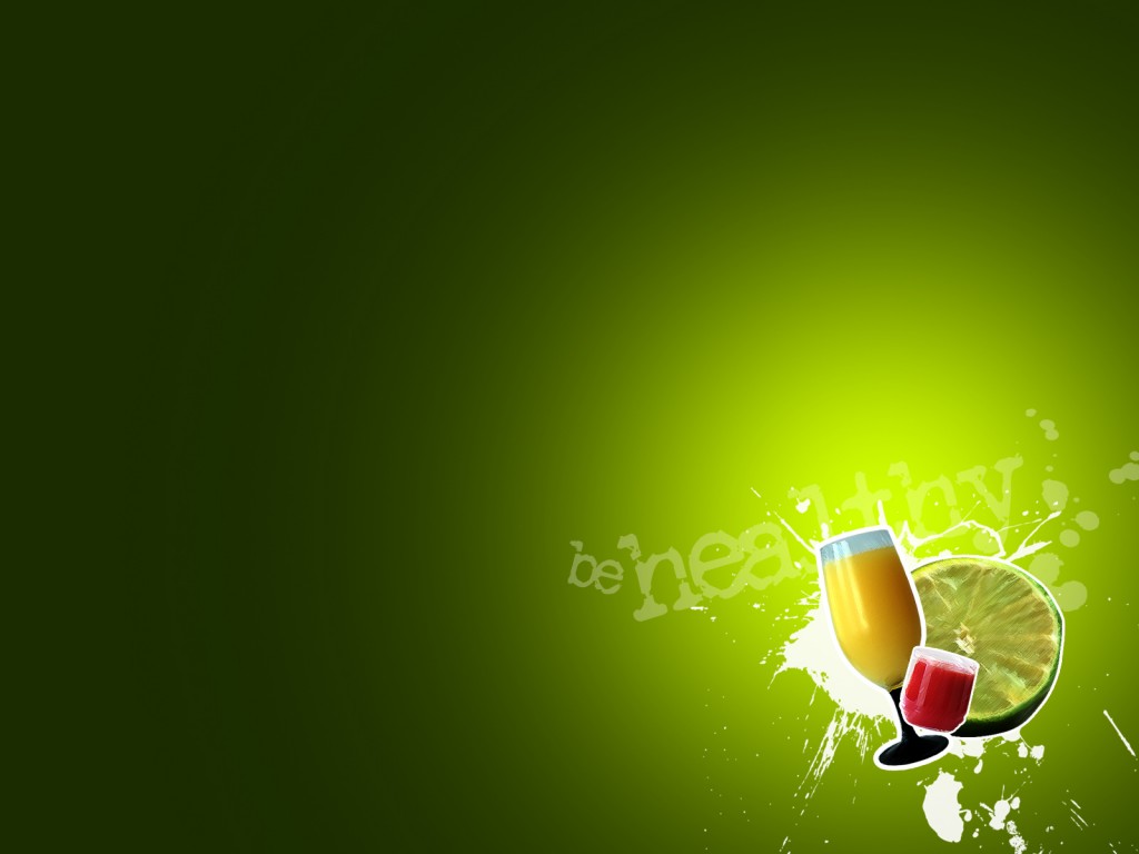 Fruit Drinks And Health Background Wallpaper For Powerpoint