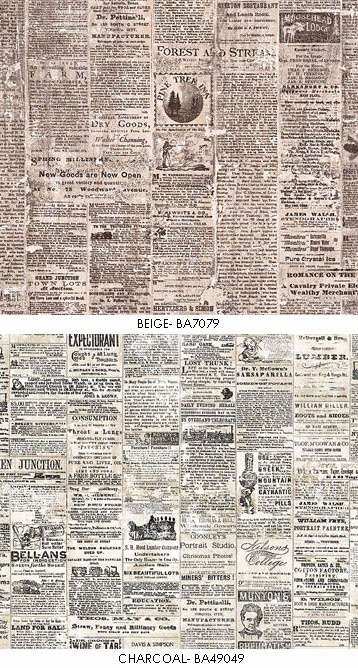 Newsprint Wallpaper Products Beauty