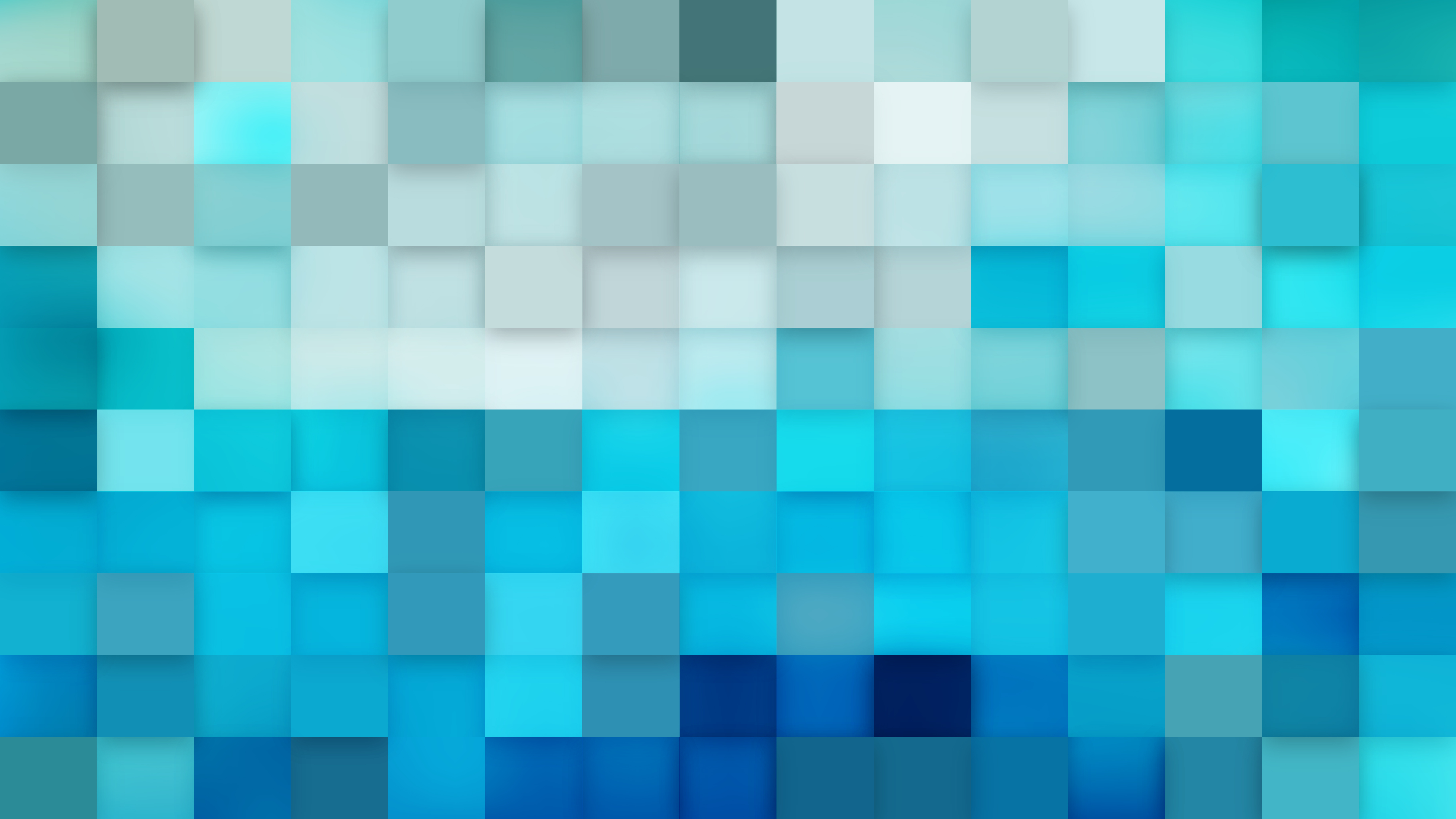 Abstract Blue Square Mosaic Tile Background