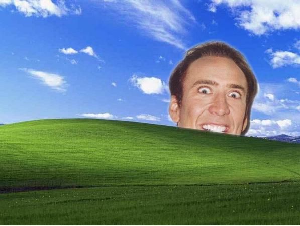Cage Nicolas Is Creepy Desktop Background