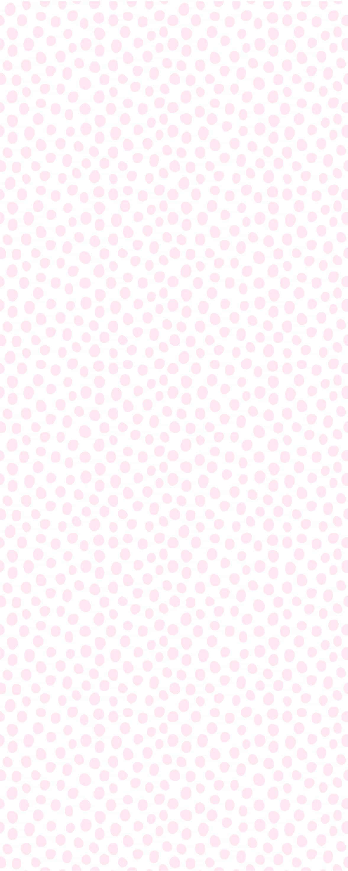 Pink And White Polka Dot Wallpaper